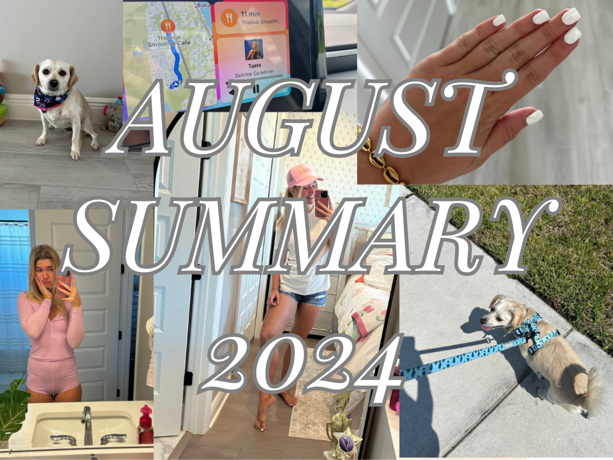 August Summary☀️🌴