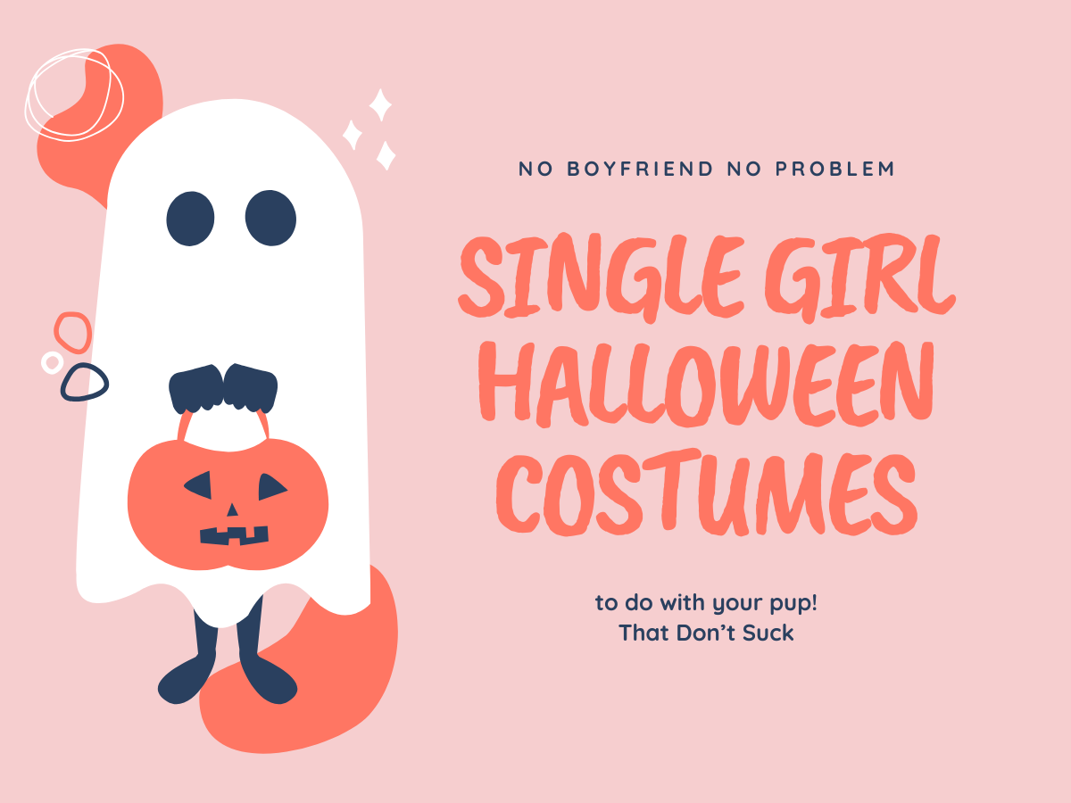 5 Single Girl Halloween Costumes to do with Your Dog 🎃👻🕸️